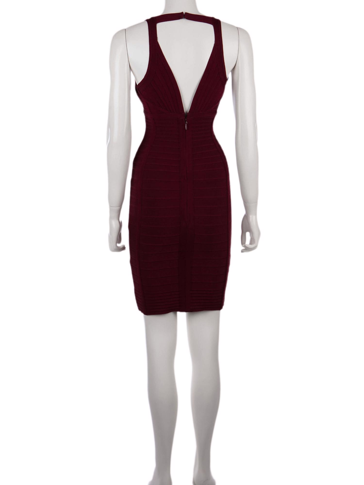 Bayan Kırmızı HERVE LEGER ELBİSE