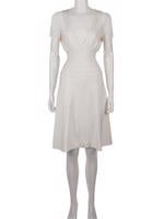 Bayan Krem HERVE LEGER ELBİSE