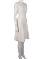 Bayan Krem HERVE LEGER ELBİSE