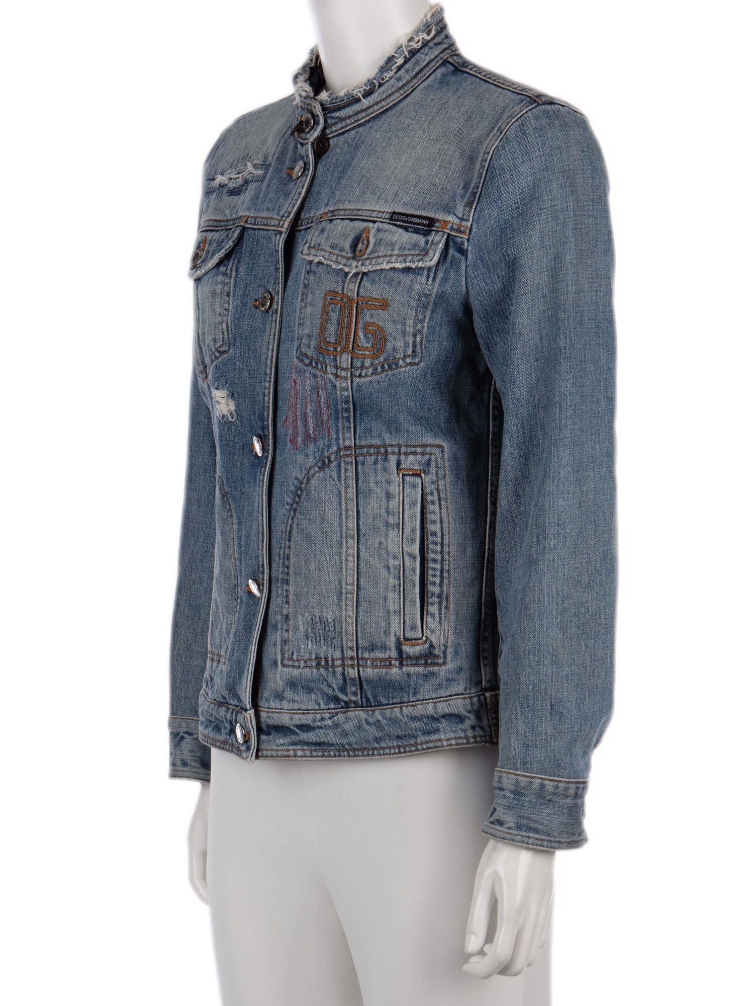 Bayan Mavi DOLCE&GABBANA JEAN CEKET