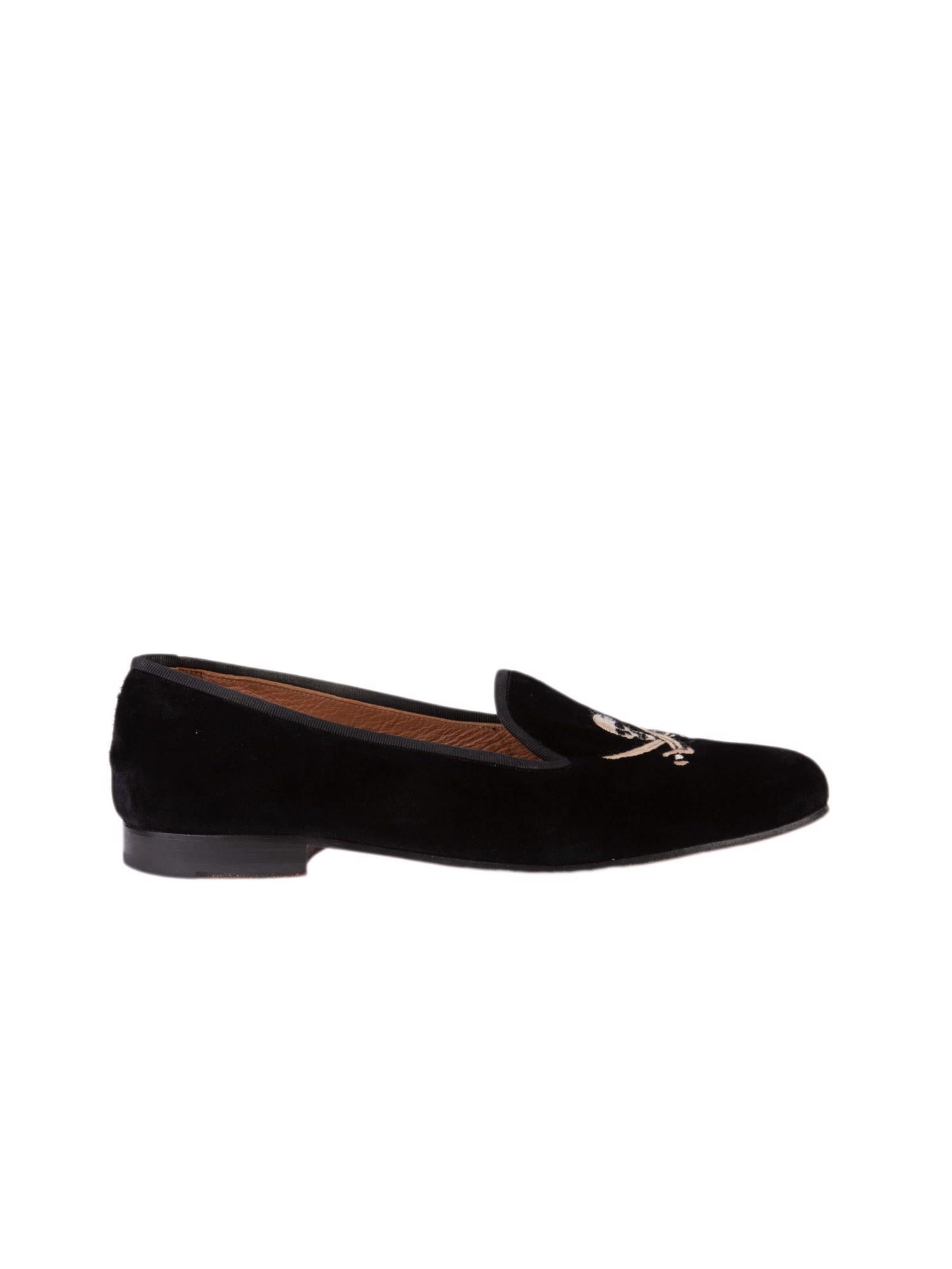 Bayan Siyah STUBBS&WOOTTON LOAFER