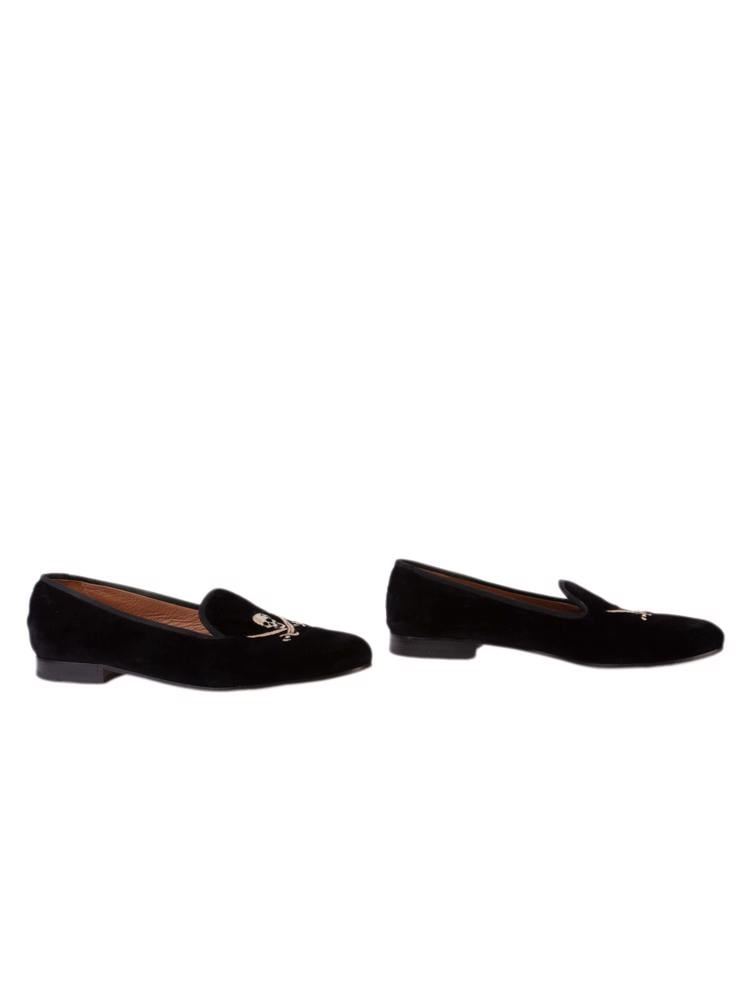 Bayan Siyah STUBBS&WOOTTON LOAFER