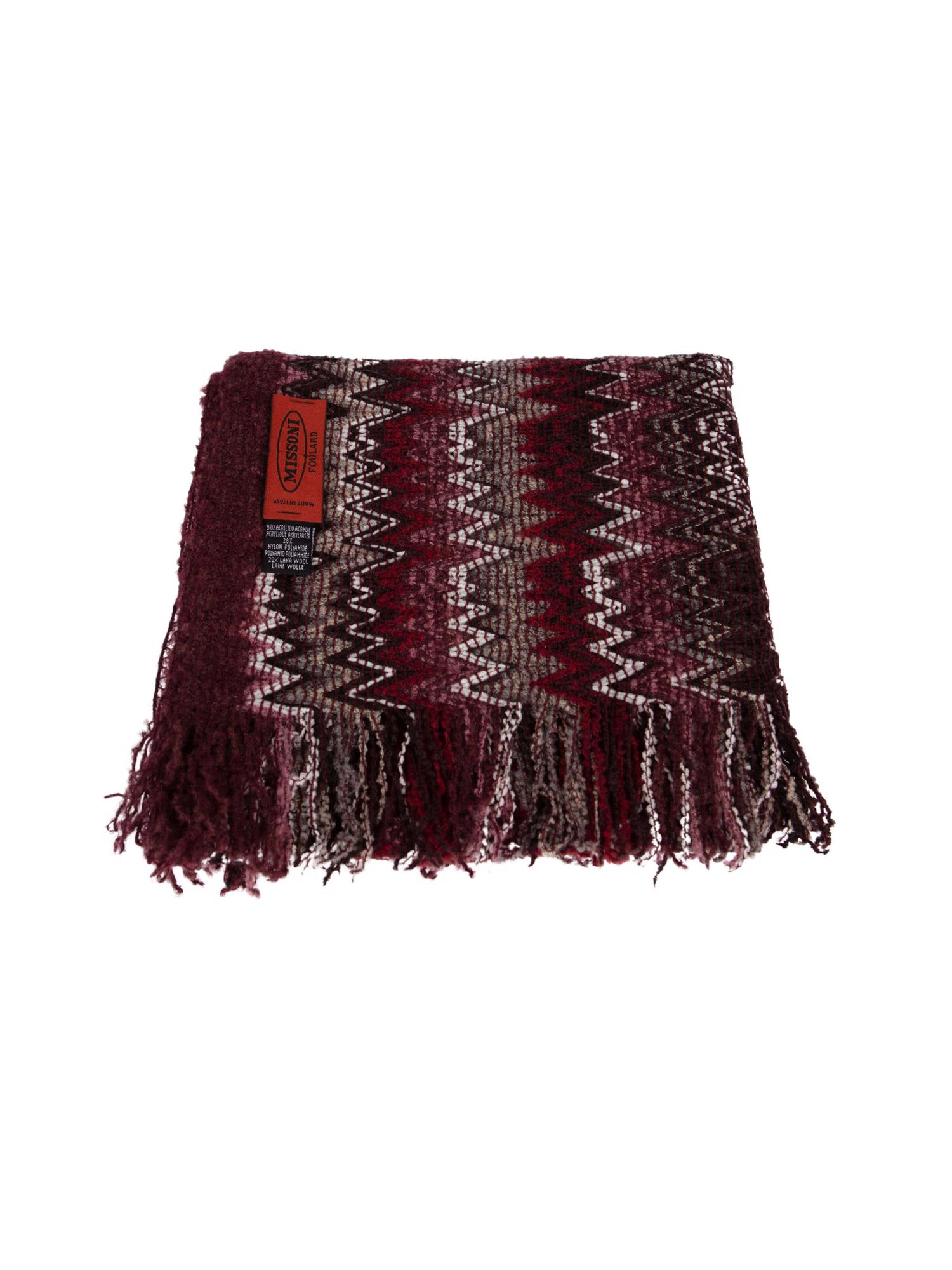 Bayan Kırmızı MISSONI ATKI