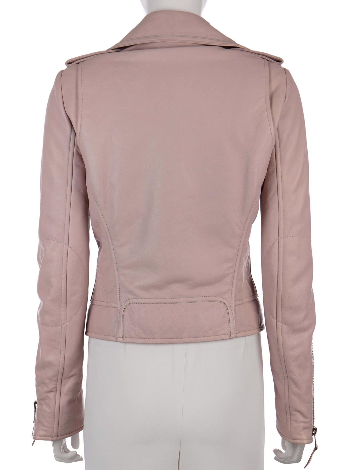 Bayan Pembe BALENCIAGA DERİ CEKET