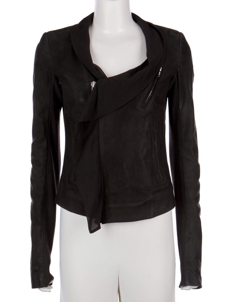 Bayan Siyah RICK OWENS DERİ CEKET