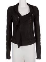 Bayan Siyah RICK OWENS DERİ CEKET