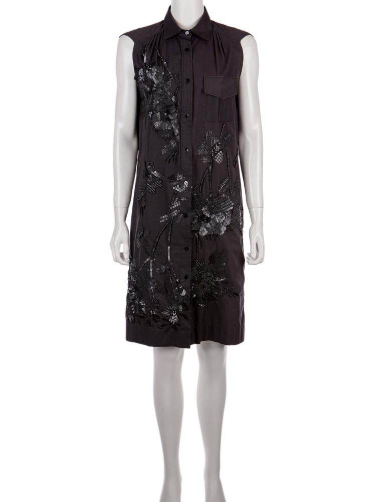 Bayan Siyah DRIES VAN NOTEN ELBİSE