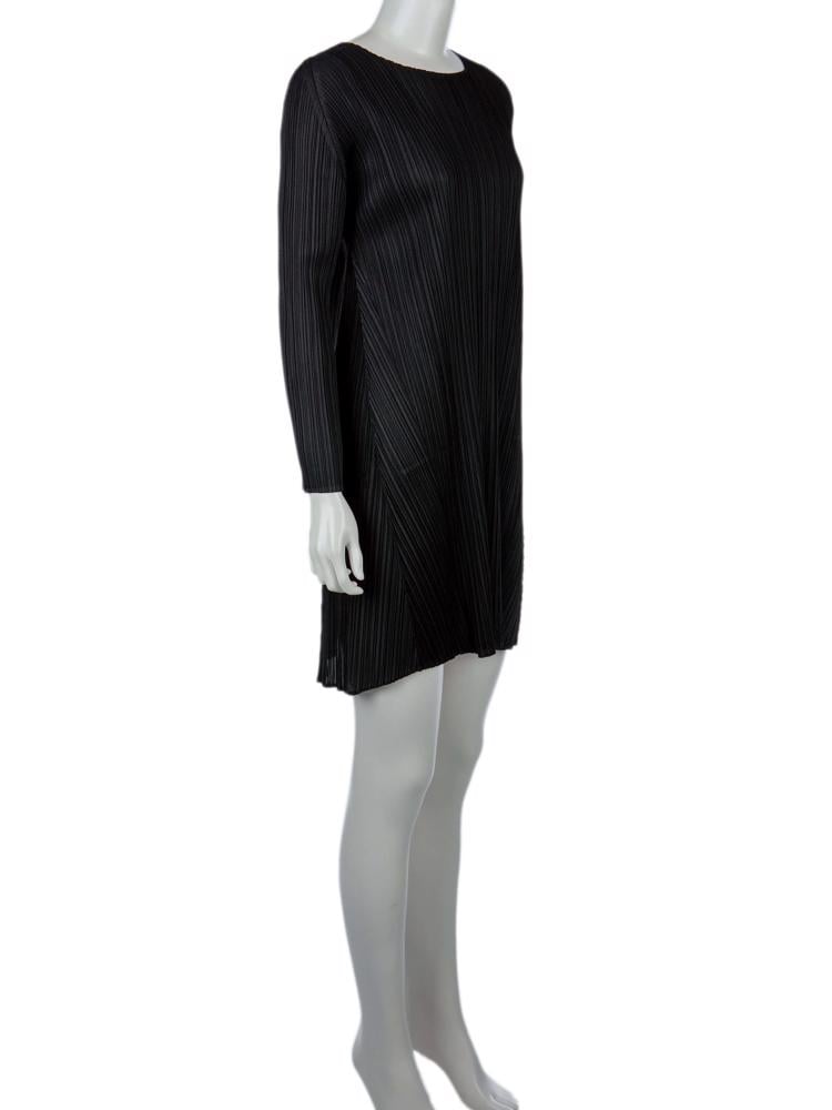 Bayan Siyah ISSEY MIYAKE PLEATS PLEASE ELBİSE