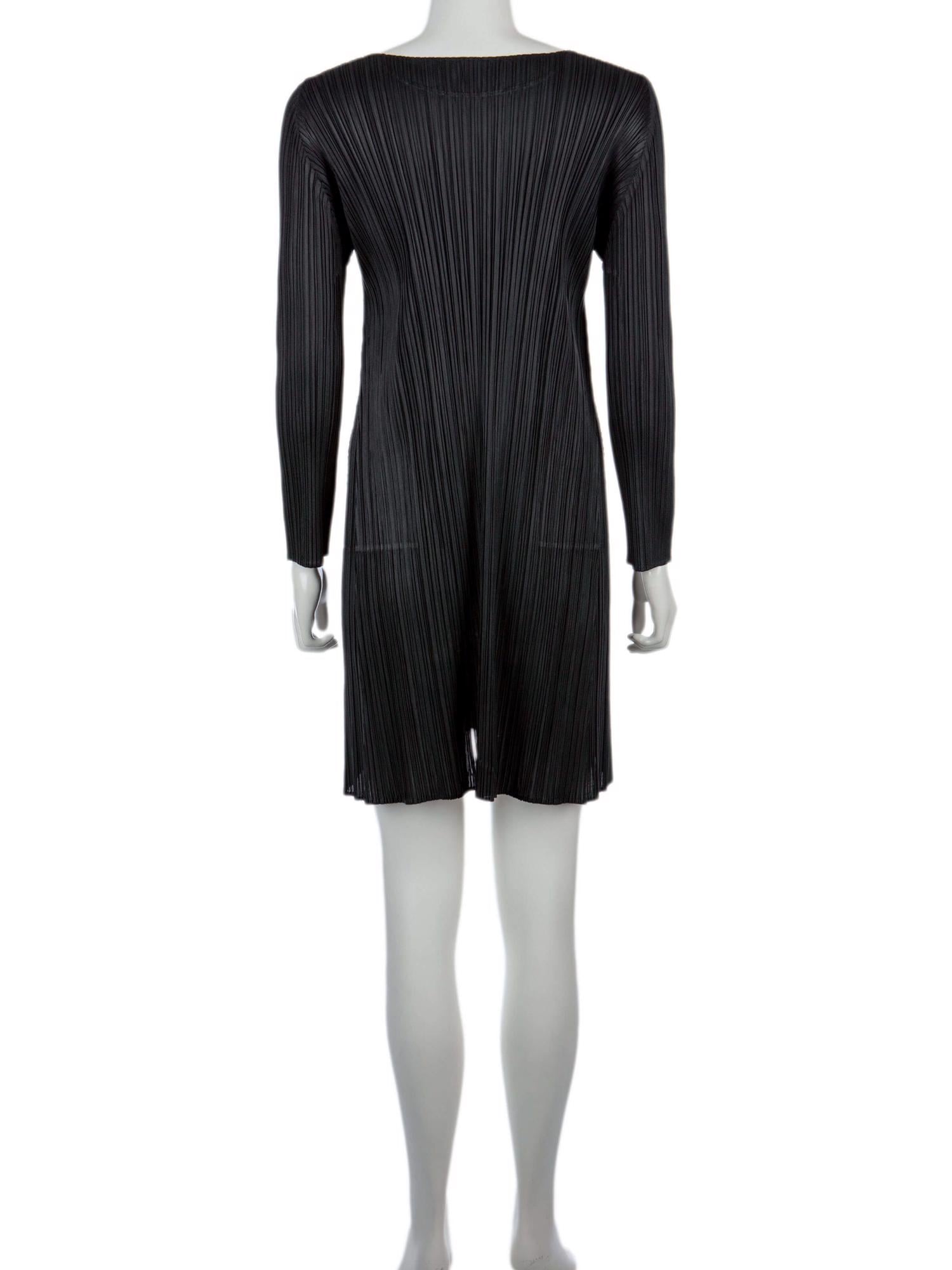 Bayan Siyah ISSEY MIYAKE PLEATS PLEASE ELBİSE