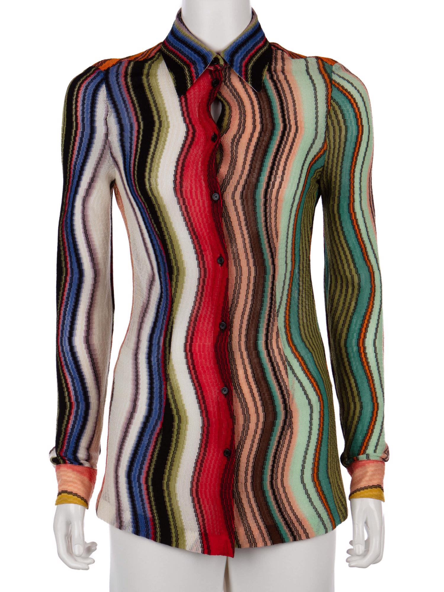 Bayan Çok Renkli MISSONI GÖMLEK
