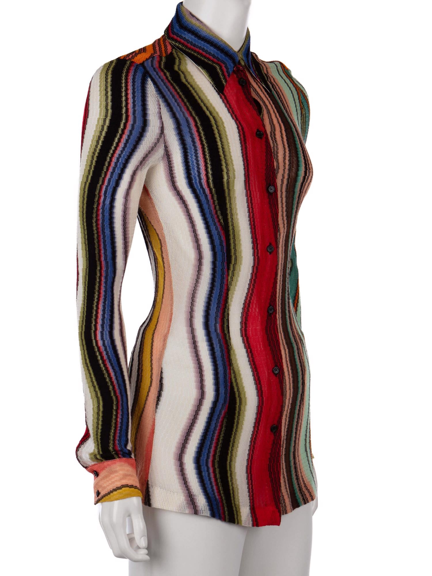 Bayan Çok Renkli MISSONI GÖMLEK