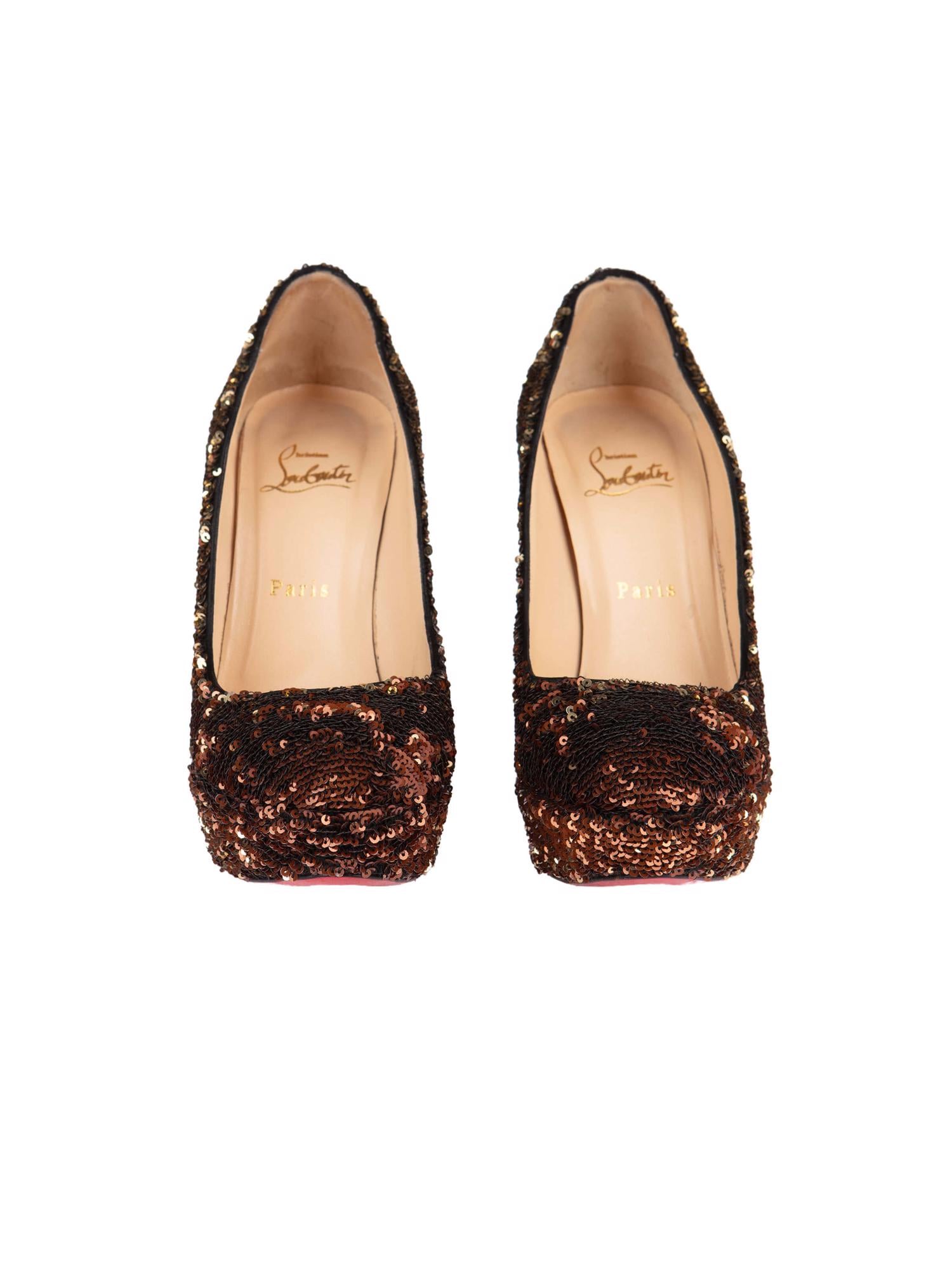 Bayan Kahve CHRISTIAN LOUBOUTIN AYAKKABI