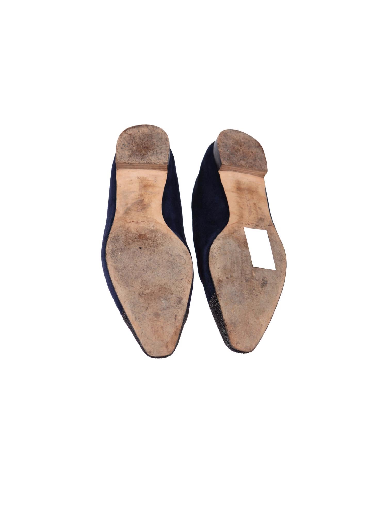 Bayan Lacivert MANOLO BLAHNIK BABET