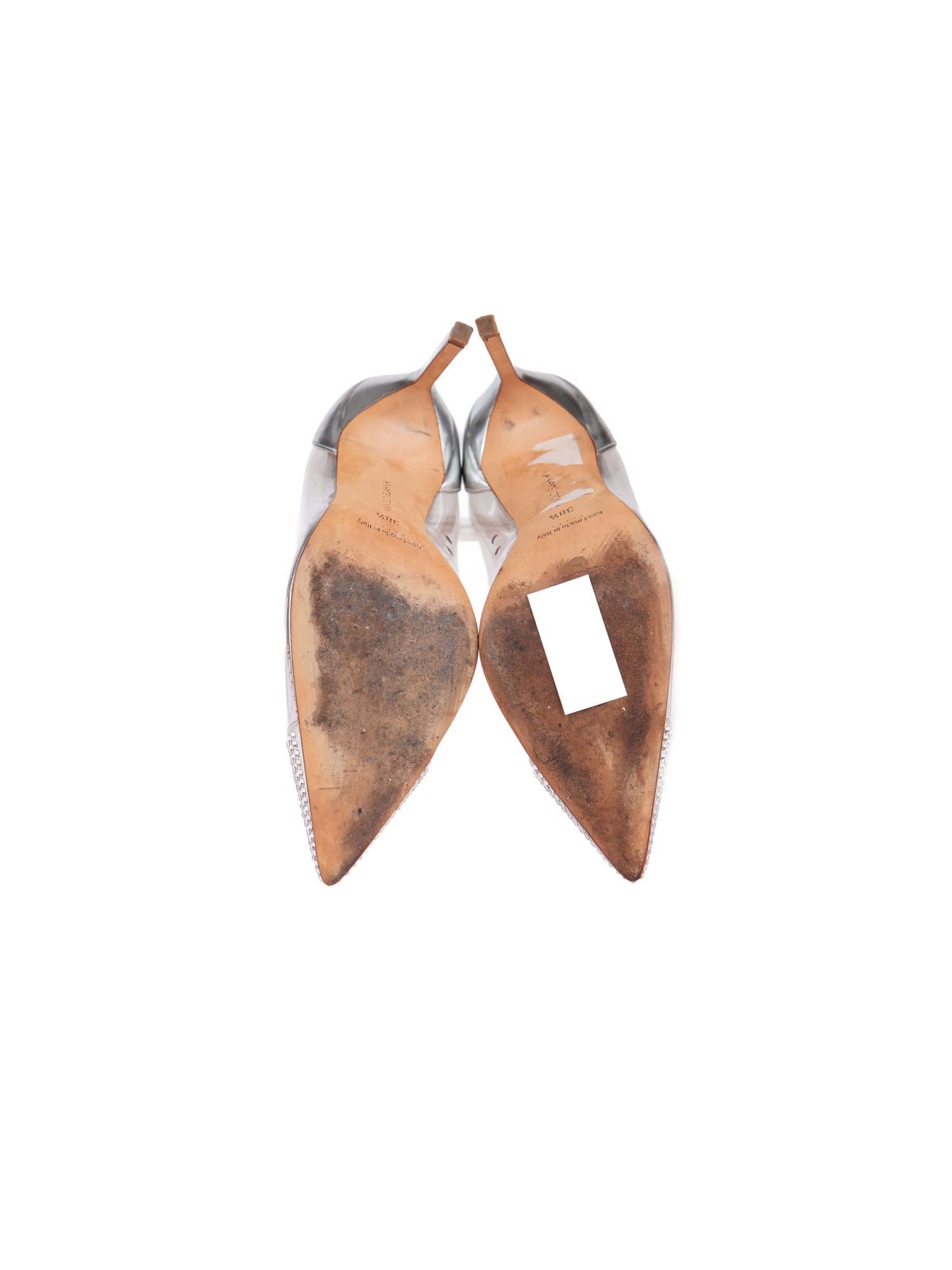 Bayan Gümüş MANOLO BLAHNIK AYAKKABI