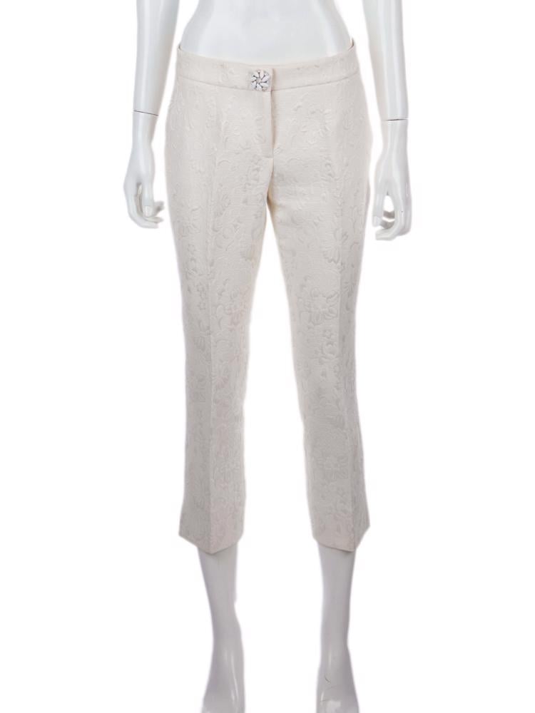 Bayan Krem DOLCE&GABBANA PANTOLON