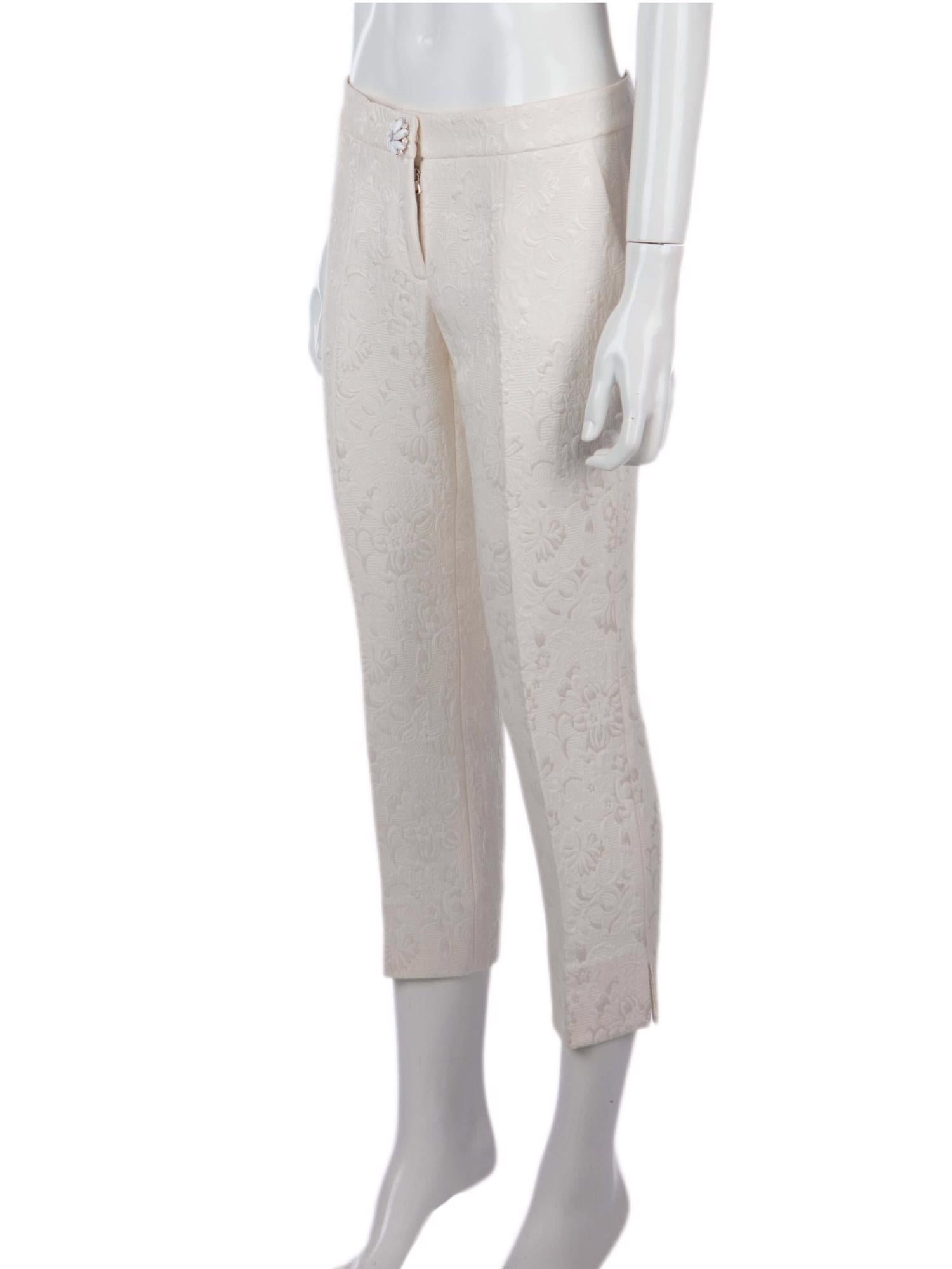 Bayan Krem DOLCE&GABBANA PANTOLON